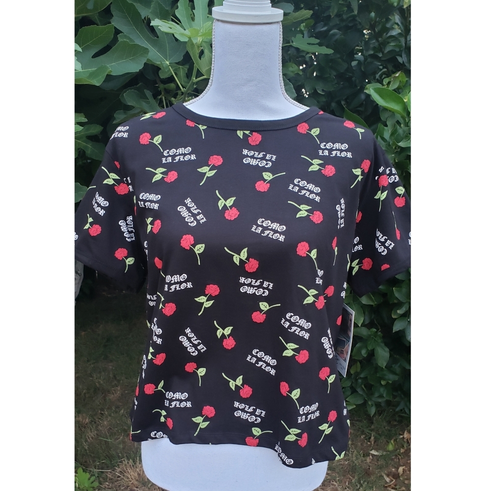 Como la flor Crop top shirt